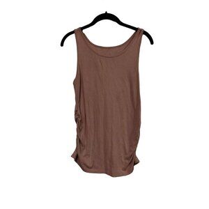 A Glow dust Rose basic Maternity Tank